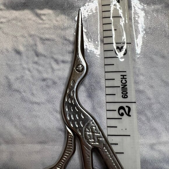 Embroidery scissors. Sublime smooth cutting. Stork - Picture 6 of 9